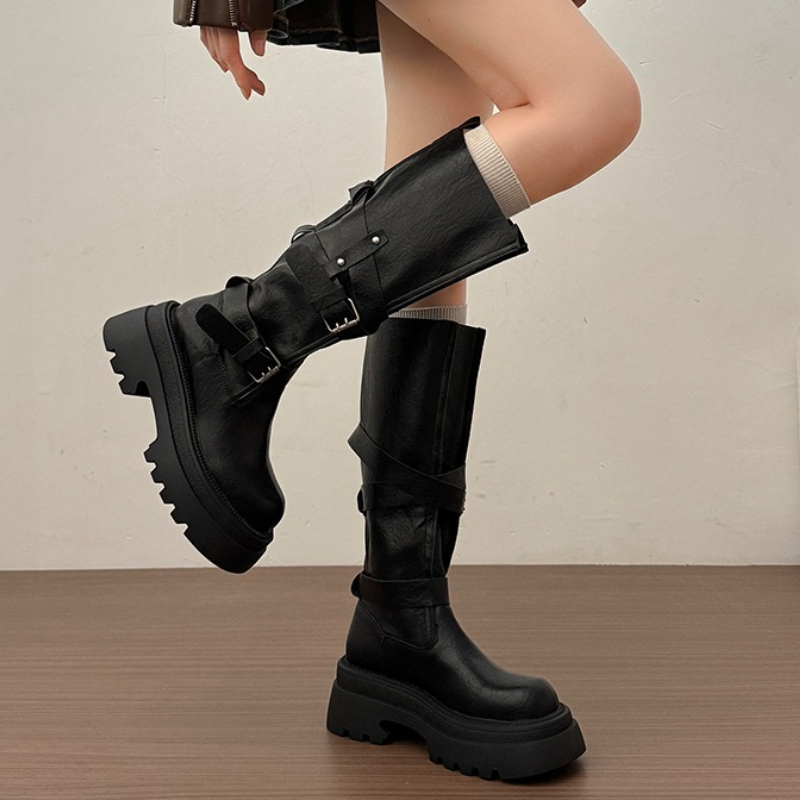 Bottes hautes pour femmes, sty - Knee High Boots Women avis et prix