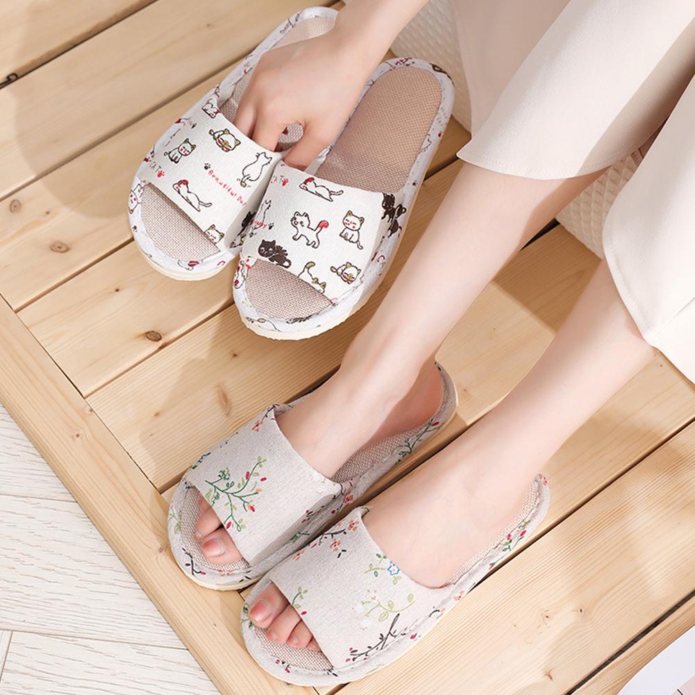 Pantoufles en lin pour femmes, - Mule Slip On avis et prix