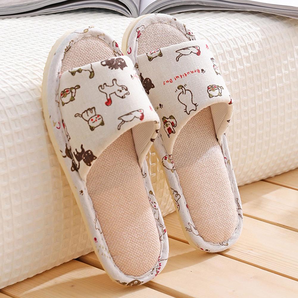 Pantoufles en lin pour femmes, - Mule Slip On avis et prix
