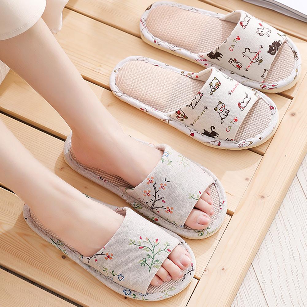 Pantoufles en lin pour femmes, - Mule Slip On avis et prix