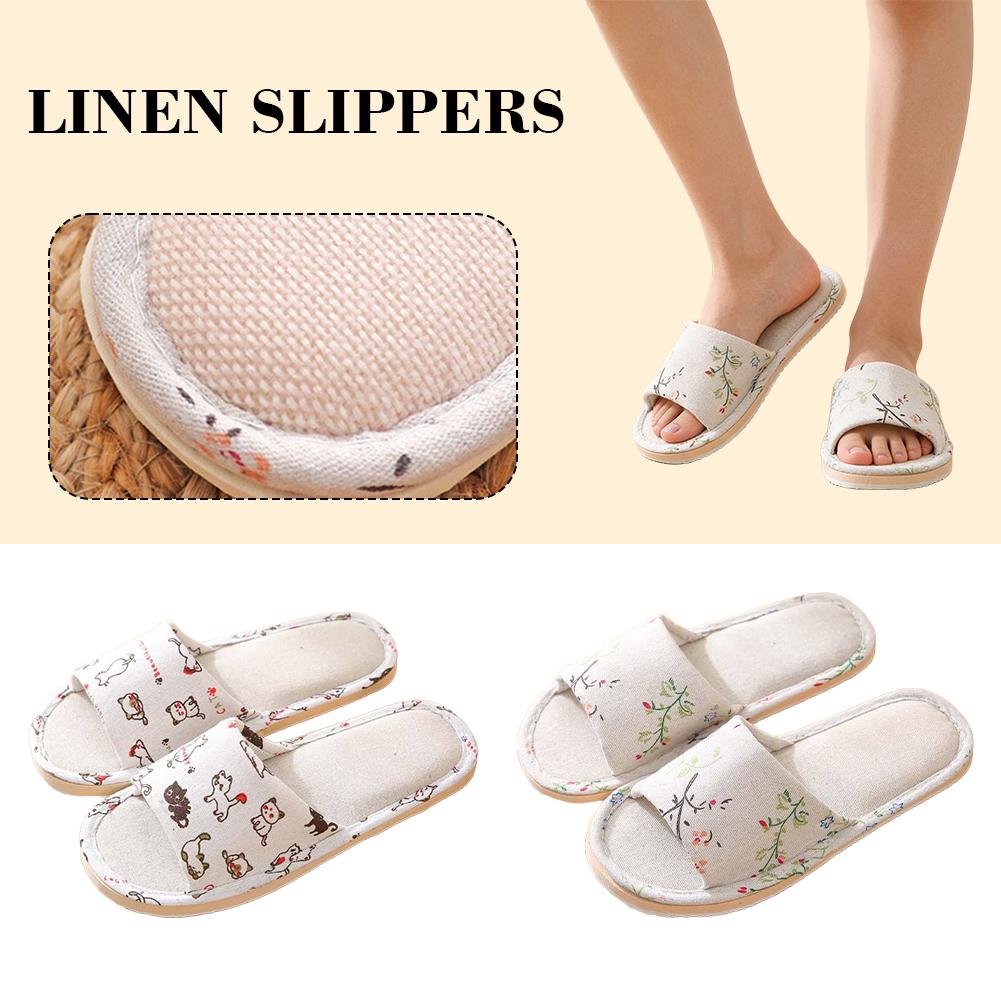Pantoufles en lin pour femmes, - Mule Slip On avis et prix