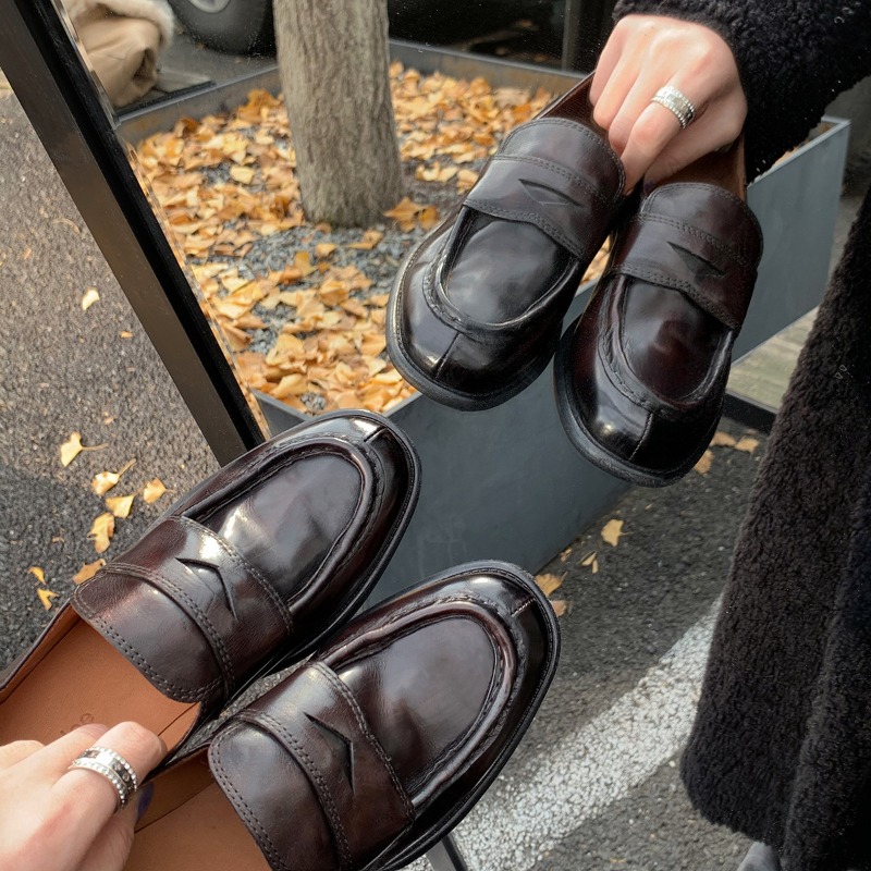Chaussures en cuir de vachette - Women'S Shoes Quality avis et prix